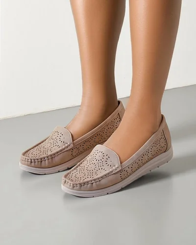 Royalfashion Durchbrochene Frauenmokassins Besset