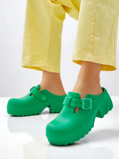 Royalfashion Damen Gummisandalen mit Absatz Voxones