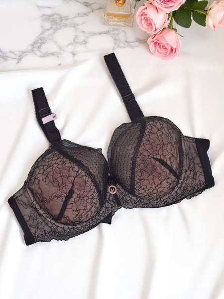 Royalfashion Damen Push-up-BH mit Spitze Coco Lift