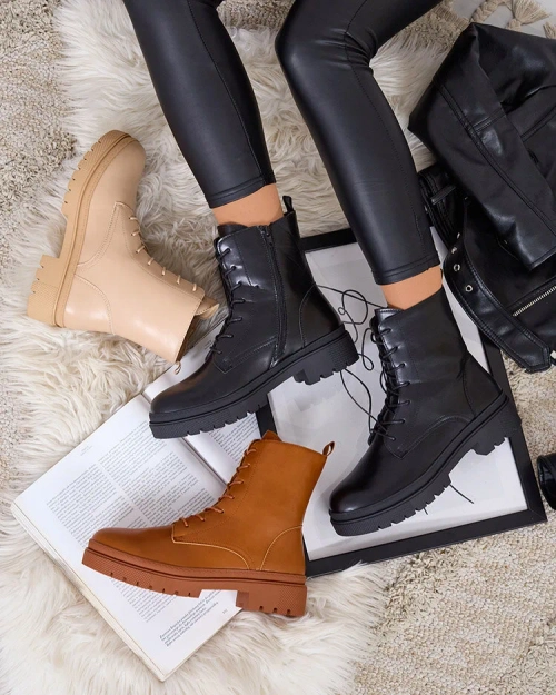 Жіночі черевики Royalfashion Bumalo на шнурівці