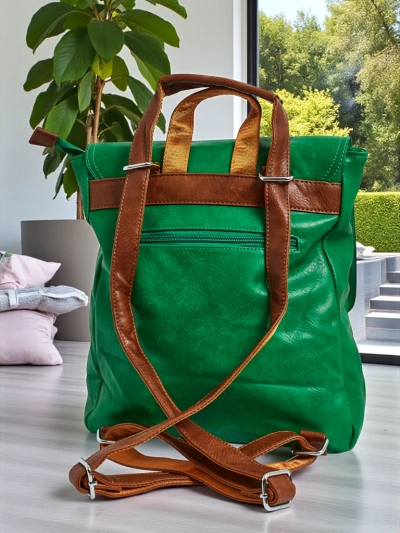 Royalfashion Damenrucksack aus Öko-Leder Klara