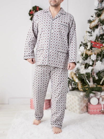 Royalfashion Herrenschlafanzug mit Druck