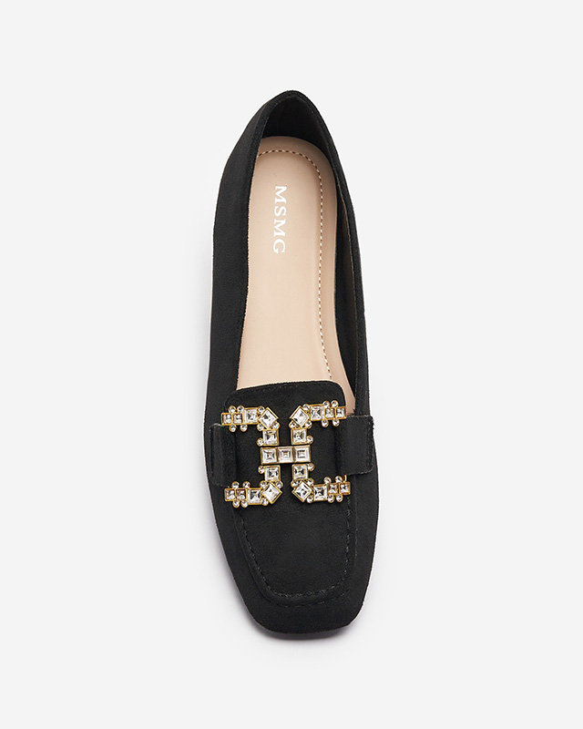 Schwarze Damen Mokassins Jaorica- Footwear