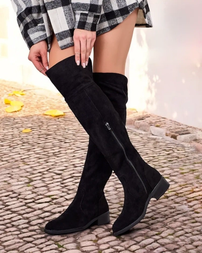 Royalfashion Damenstiefel Elayna aus Öko-Wildleder