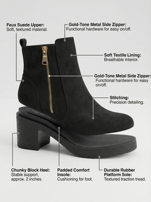 Жіночі ботильйони Arshena з еко замші на підборах