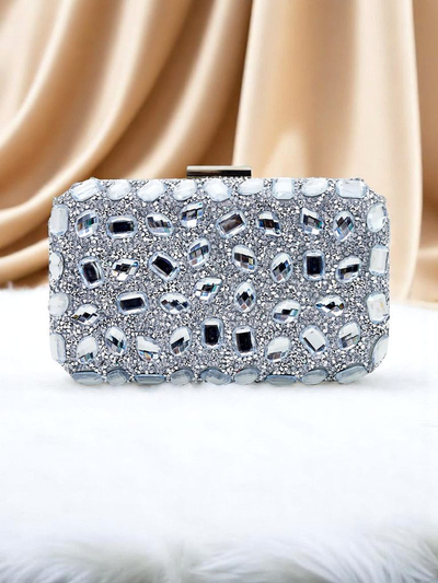 Royalfashion Damen Envelope Bag Crystal Glam