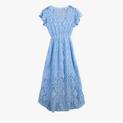 Blaues Spitzenkleid - Kleider 1