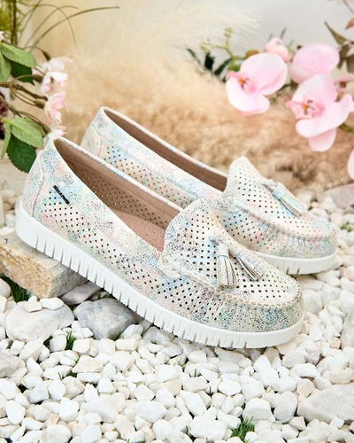 Royalfashion Жіночі ажурні мокасини Molaffa