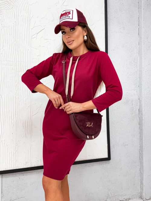 Royalfashion Жіноча бавовняна міні-сукня