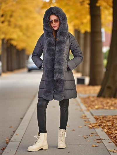 Royalfashion Damenjacke mit abnehmbaren Ärmeln