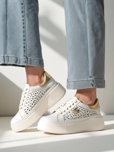 Royalfashion Damen Sport Sneakers perforiert Jovixi