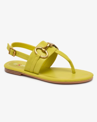 Royalfashion Damen Flip-Flop-Sandalen in grün Imonel