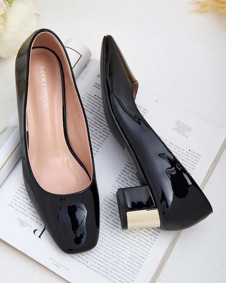 Royalfashion Damen niedrige Stiletto Pumps Eless