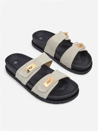 Royalfashion Damen Sandalen mit dekorativen Schnallen Costes
