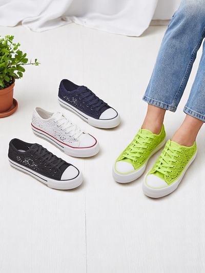 Royalfashion Damen Perforierte Sneaker Nizzet