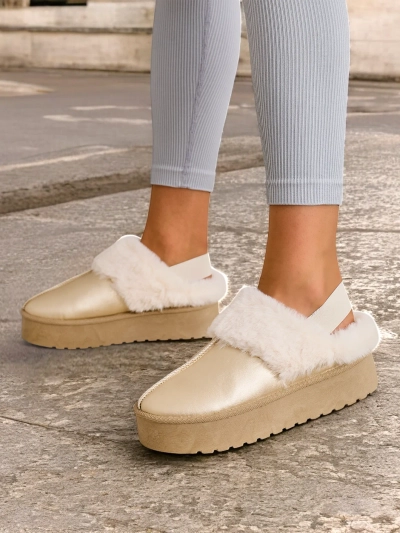 Royalfashion Короткі жіночі чоботи без підбору у стилі сніжних чобіт для жінок Ebiz