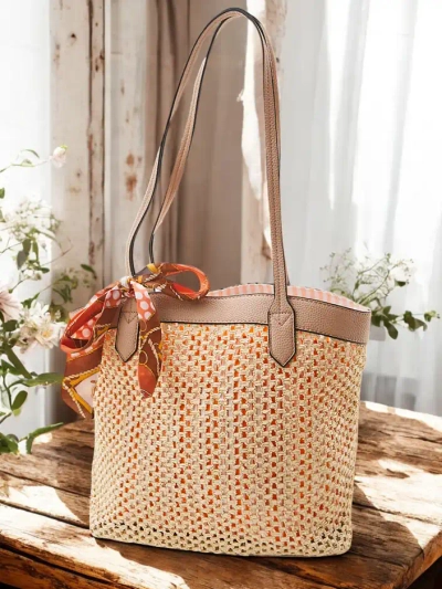 Royalfashion Große Strohtasche für Damen im Sommer