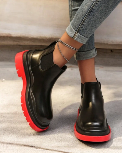 Royalfashion Damen Schlupfstiefel Derri