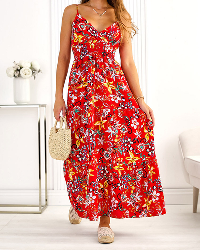 Royalfashion Damen Midikleid aus Baumwolle