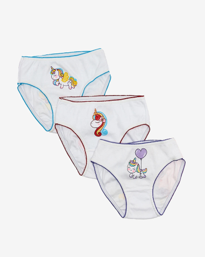 Royalfashion Höschenset für Mädchen mit farbenfrohem Einhorndruck