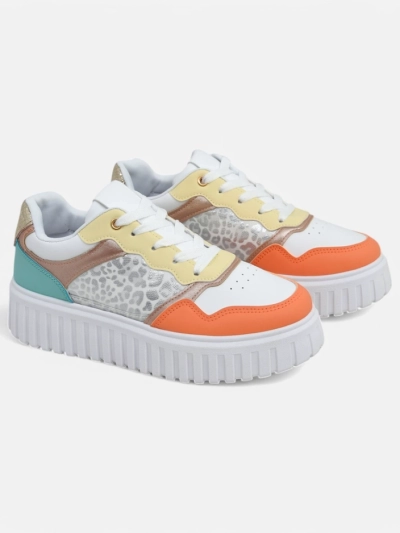 Royalfashion Damenschuhe Platform Sport Sneakers Panterr
