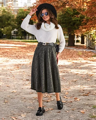 Royalfashion Damen Midi-Rock