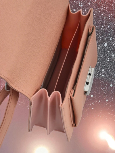 Royalfashion Damen-Kuvert-Handtasche mit Henkel Amalthea Avorio
