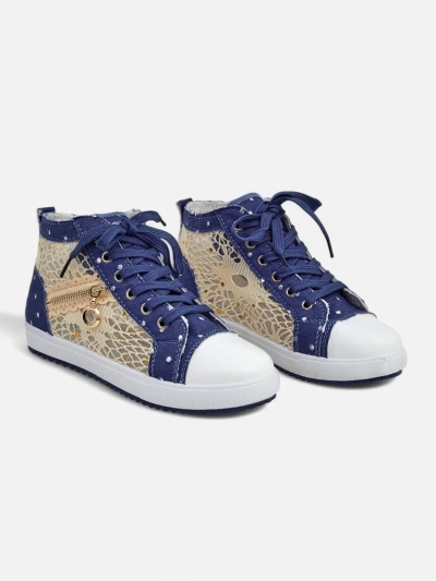 Royalfashion Hohe Damensneaker a'la Jeans