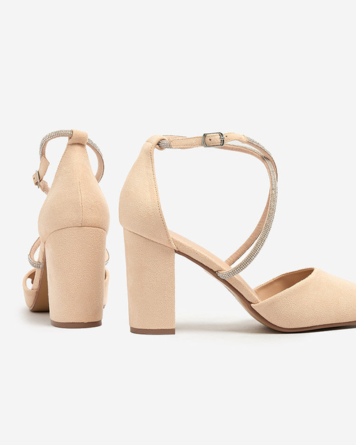 Жіночі туфлі-човники Royalfashion з цирконієм Briticca