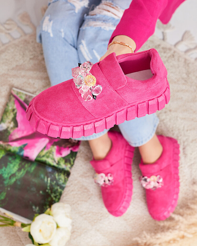 Royalfashion Sportliche Halbschuhe mit farbigen Steinen Resinello