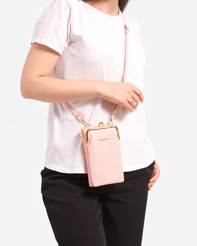 Royalfashion Multifunktionale Handtasche Geldbörse mit Schultergurt
