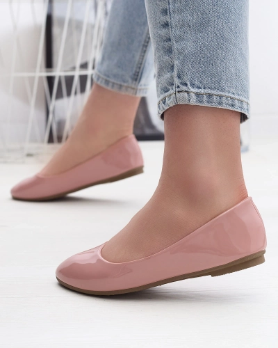 Rosa Damen Lackierte Ballerinas Fama - Footwear