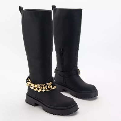 OUTLET Filusio Kniestiefel für Damen in Schwarz - Schuhe