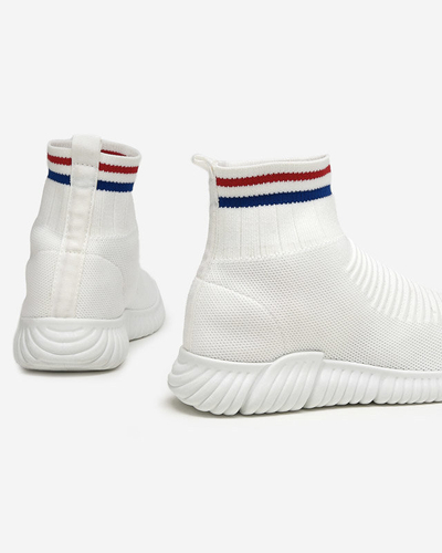 Weiße Damen-Sneaker zum Hineinschlüpfen von Deloni - Schuhe