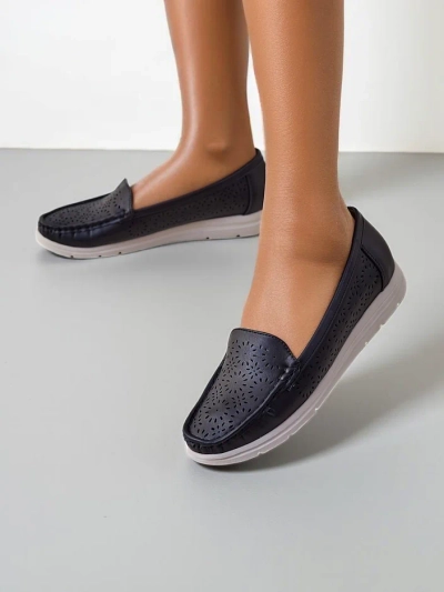 Royalfashion Damen Perforierte Mokassins Besset