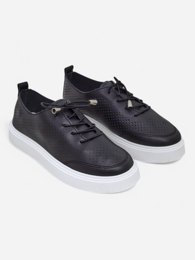 Royalfashion Damen perforierte Sports Schnürschuhe Vaned