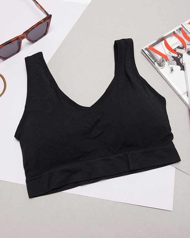 Schwarzer Damen-Sport-BH - Unterwäsche