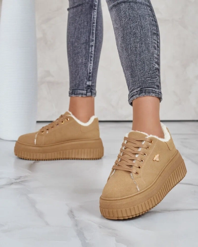 Royalfashion Warmed women's sneakers with fur Noxu