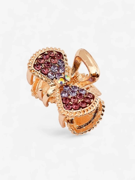 Royalfashion Haarklammer mit Strasssteinen Glitzer Twirl