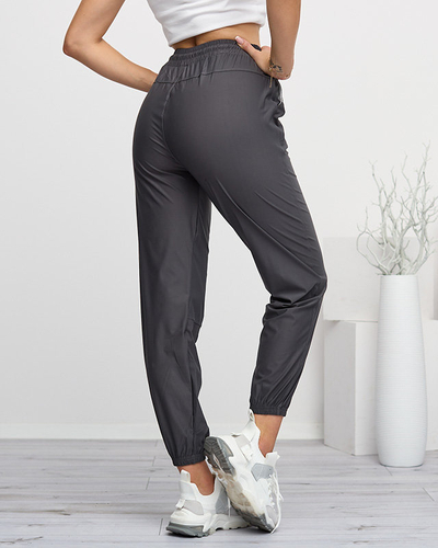 Dunkelgraue Jogginghose für Damen - Kleidung