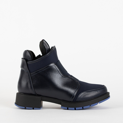 Marineblaue isolierte Damenstiefel Iryda - Footwear