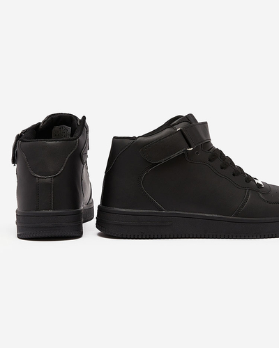 Royalfashion Sportliche High-Top-Sneakers für Herren in Schwarz Detocci