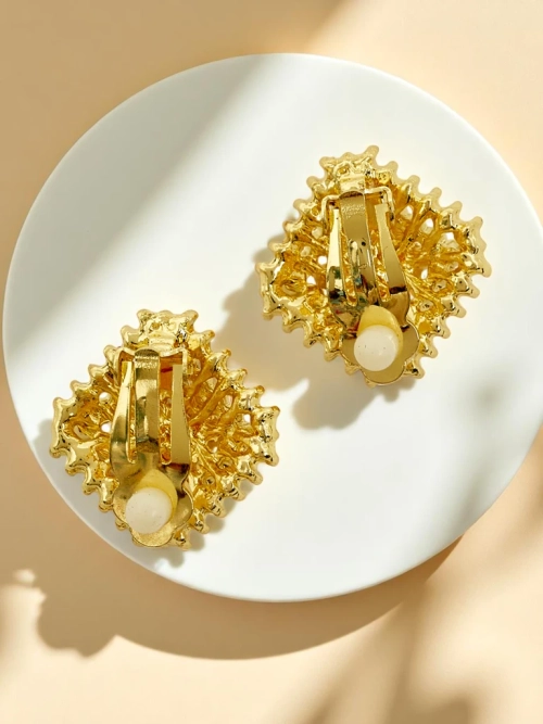 Royalfashion Жіночі кліпси з кубічним цирконієм