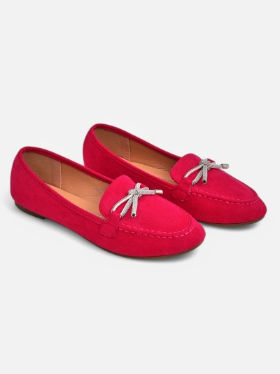 Royalfashion Damen-Loafer mit einer Schleife Dicor