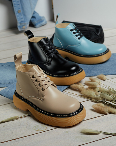 Damenstiefel in Beige Tarraf- Footwear