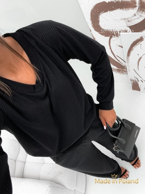 Бавовняний жіночий трикотажний костюм Shadow Line