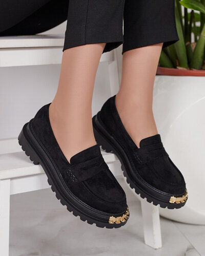 Royalfashion Damen Öko-Wildleder-Mokassins Retillum