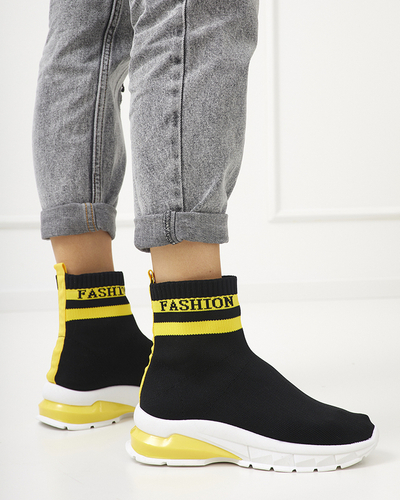 Jammy Schwarze hohe Turnschuhe für Damen - Schuhe