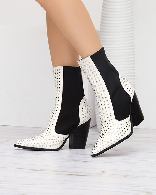 Білі ковбойські чоботи Ricci