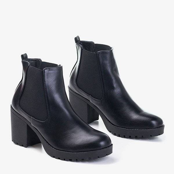 Schwarze Vireek-Stiefeletten für Damen - Schuhe
